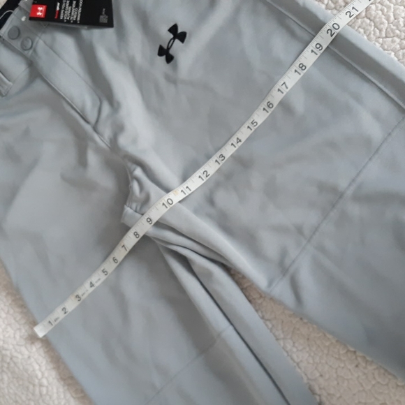 New Under Armour Men's Medium Heatgear Loose Grey Pants - Picture 7 of 15